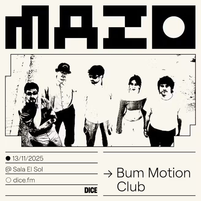 Noviembre-13 / Sala El Sol / Bum Motion Club / Madrid 2025