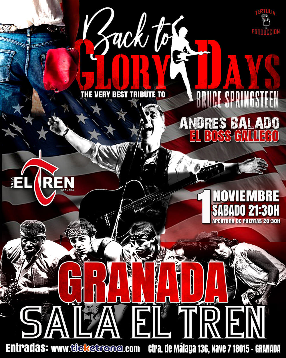 Noviembre-1 / Sala El Tren / Andres Balado (Tributo Bruce Springsteen)