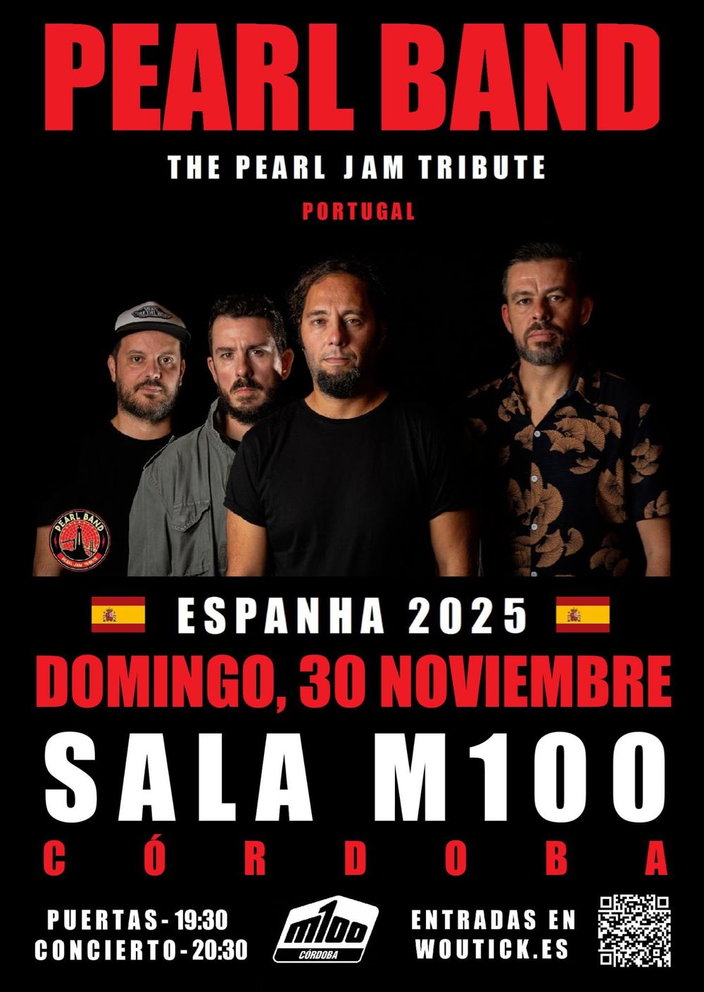 Noviembre-30 / Sala M100 / Pearl Band (Tributo Pearl Jam)