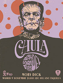 Noviembre-9 / Moby Dick Club / Chula + Nahuel, Manuel y Samuel / Madrid 2025