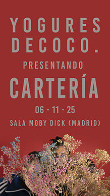 Noviembre-6 / Moby Dick Club / Yogures de Coco / Madrid 2025