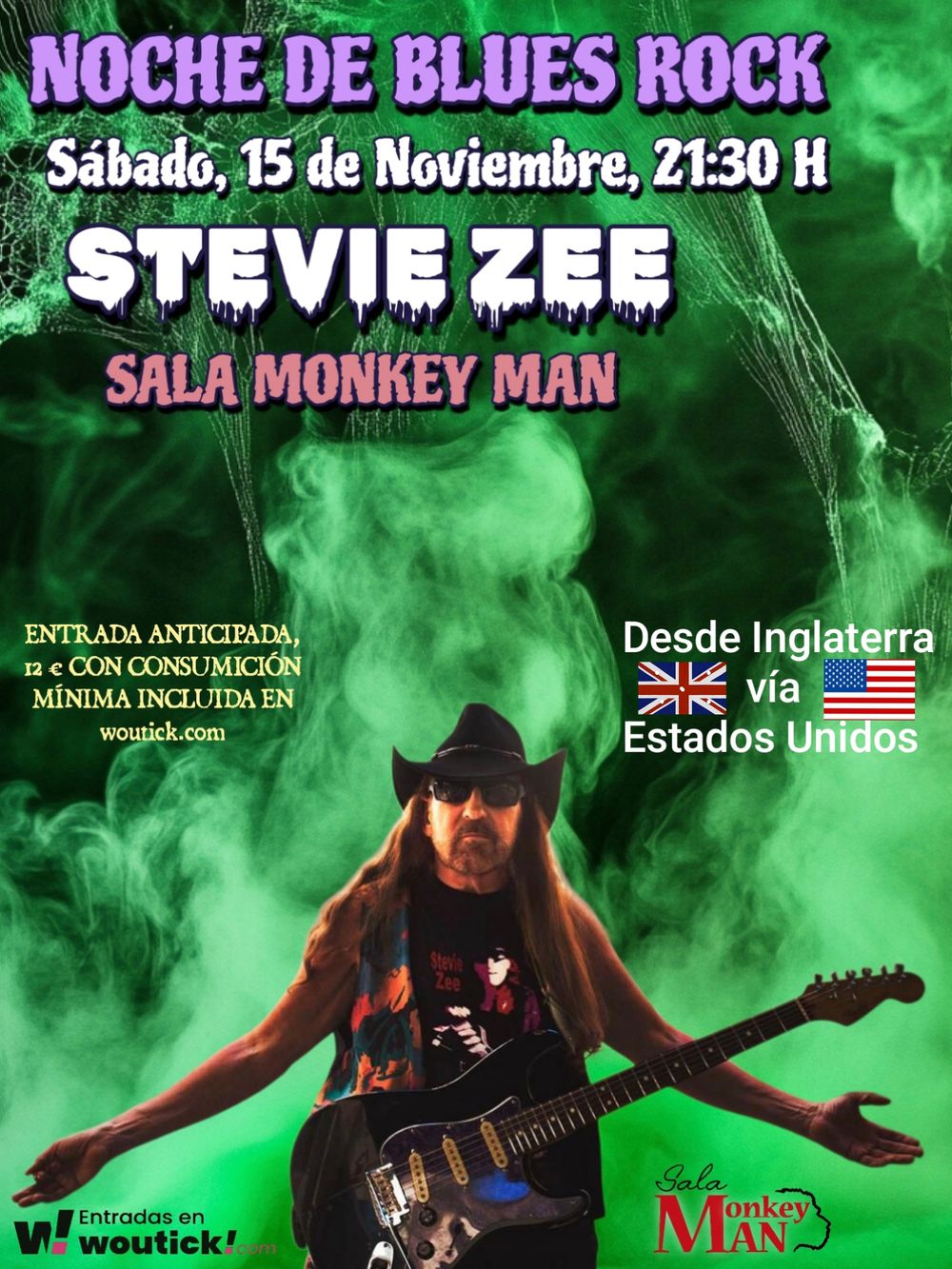 Noviembre-15 / Monkey Man / Stevie Zee / Guadalajara 2025
