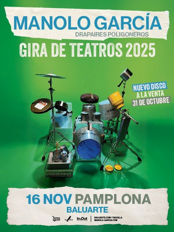 Noviembre-16 / Palacio Congresos Baluarte / Manolo Garcia / Pamplona 2025