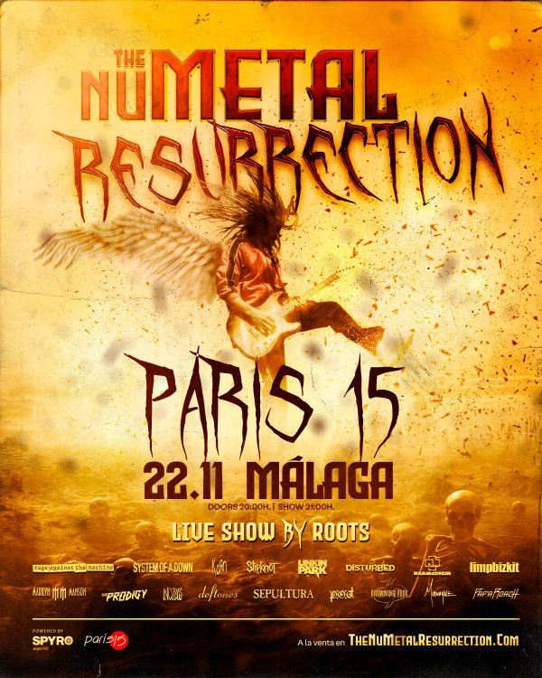 Noviembre-22 / Sala Paris 15 / The Nu Metal Resurrection: Roots
