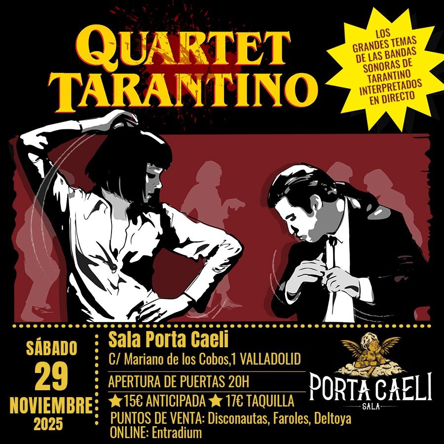 Noviembre-29 / Sala Porta Caeli / Quartet Tarantino