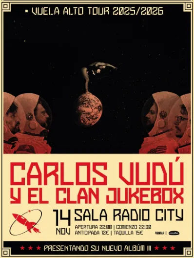 Noviembre-14 / Radio City / Carlos Vudu y el clan Jukebox