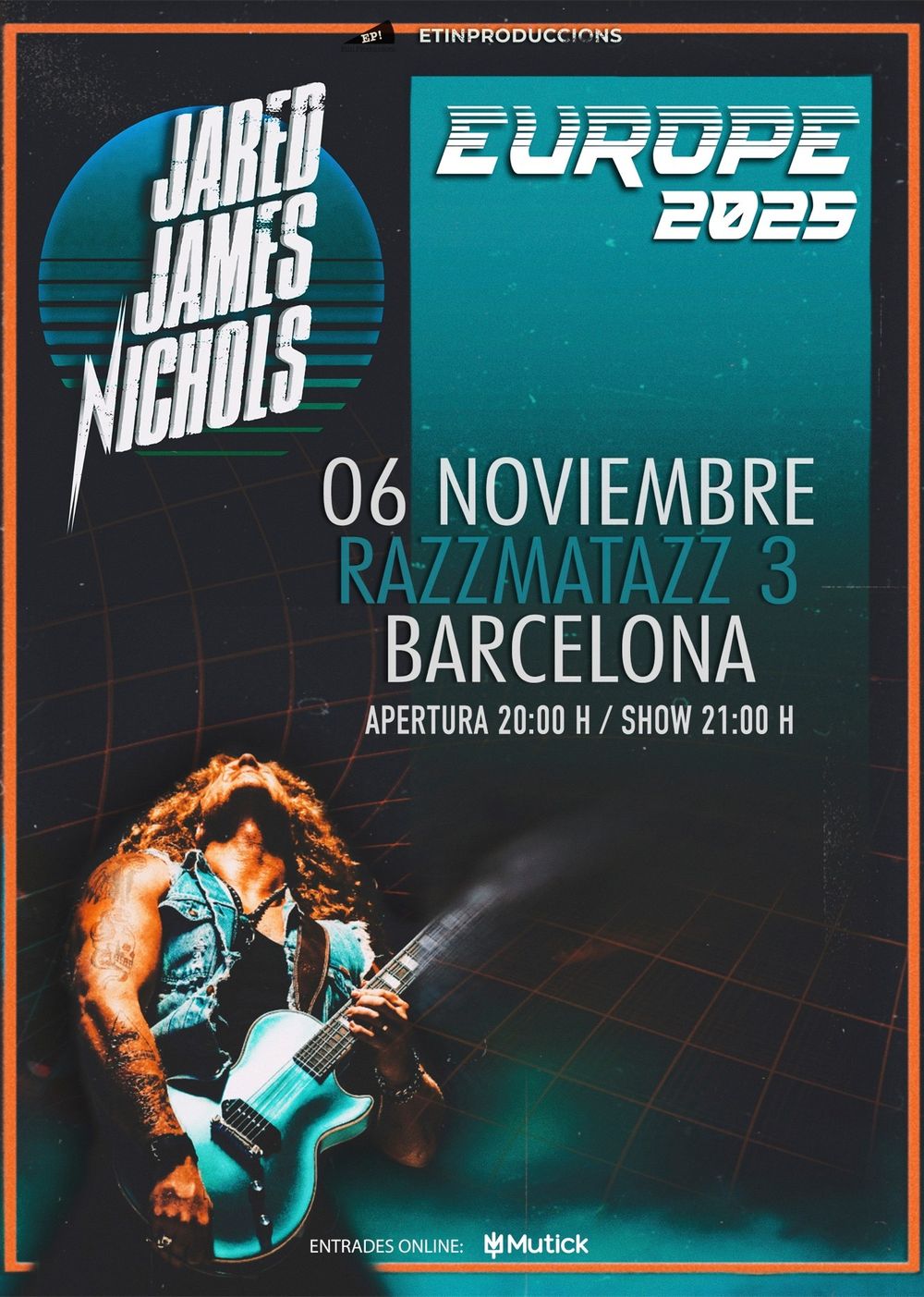 Noviembre-6 / Razzmatazz / Jared James Nichols