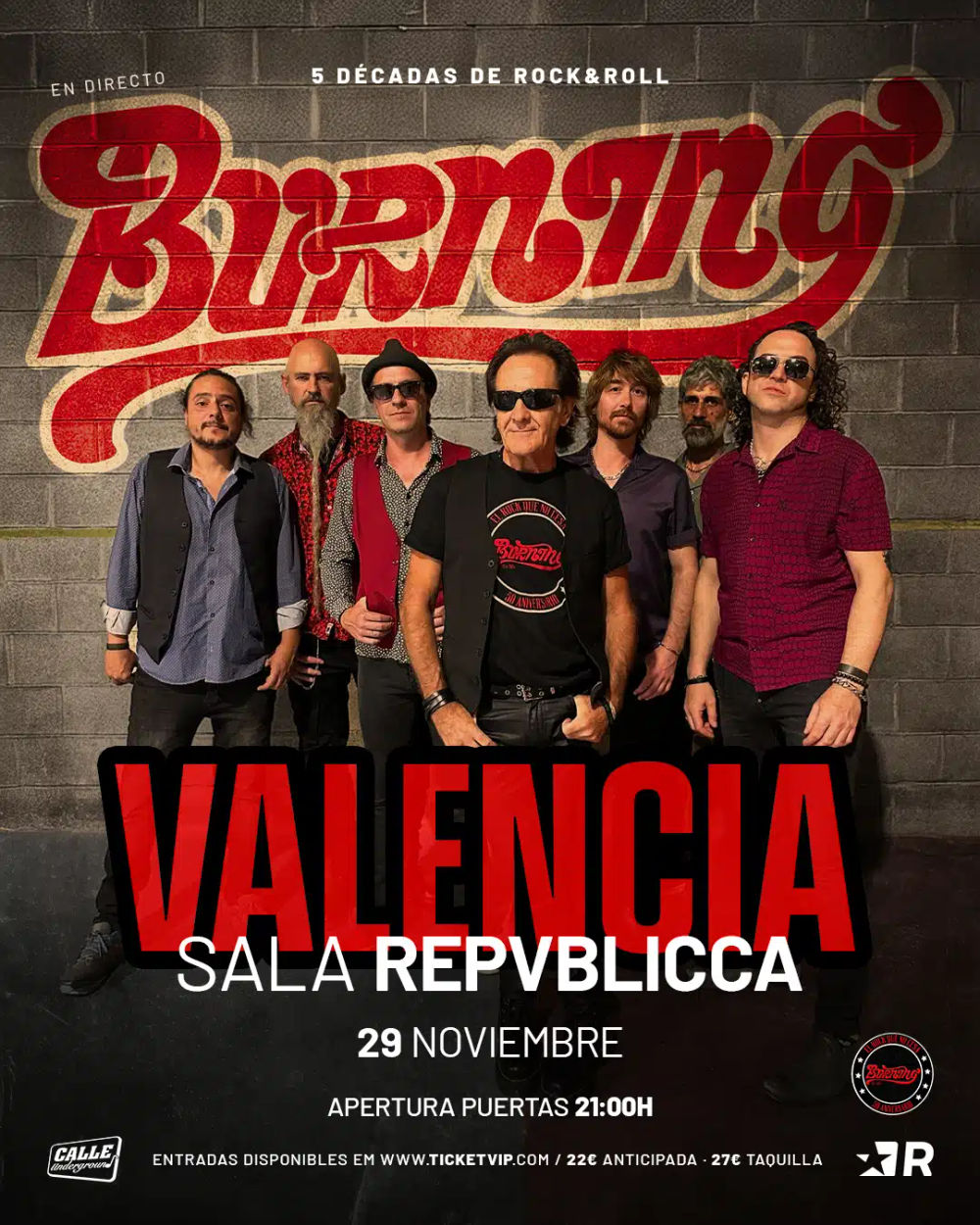 Noviembre-29 / Sala Repvblicca / Burning
