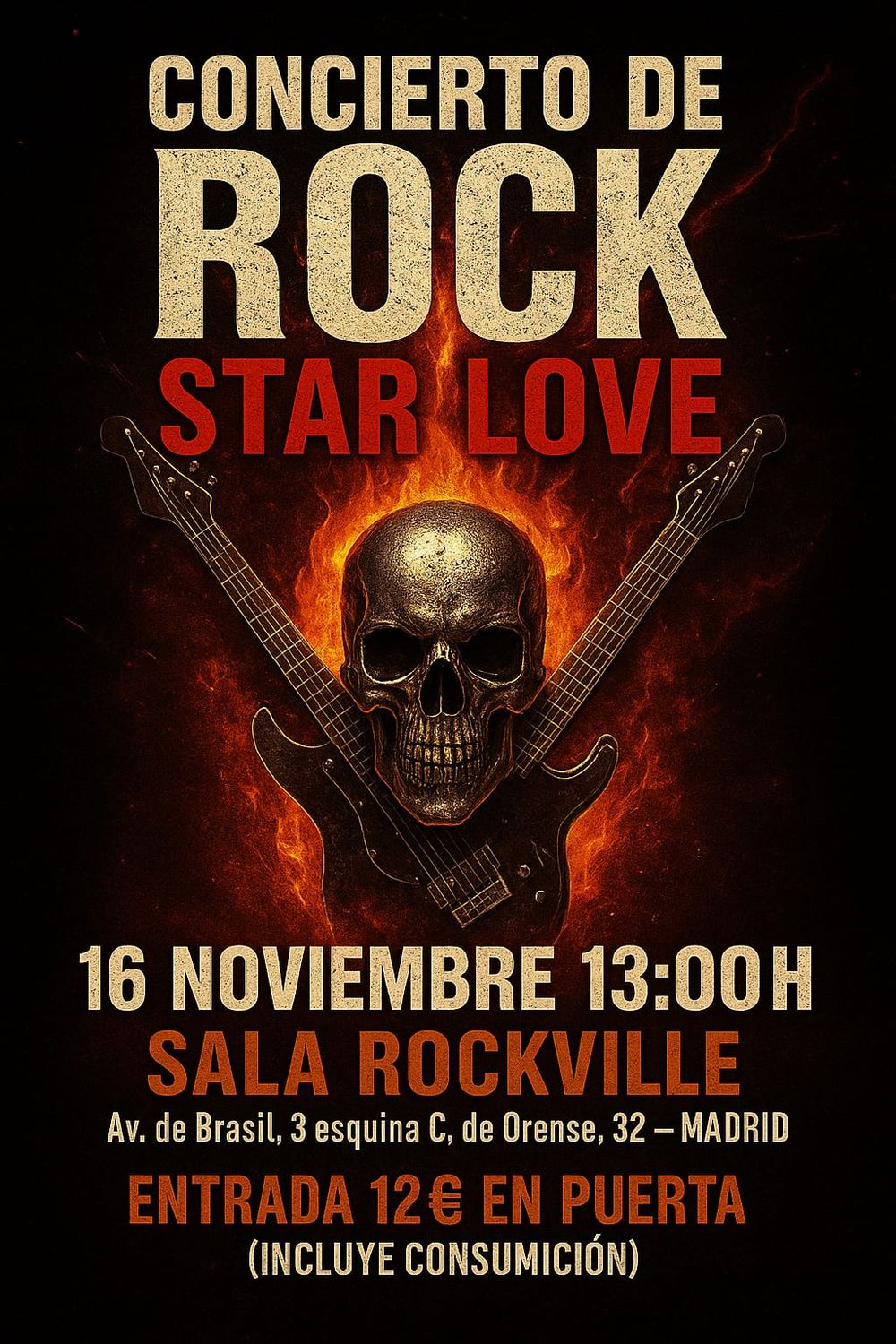 Noviembre-16 / Rockville / Star Love / Madrid 2025