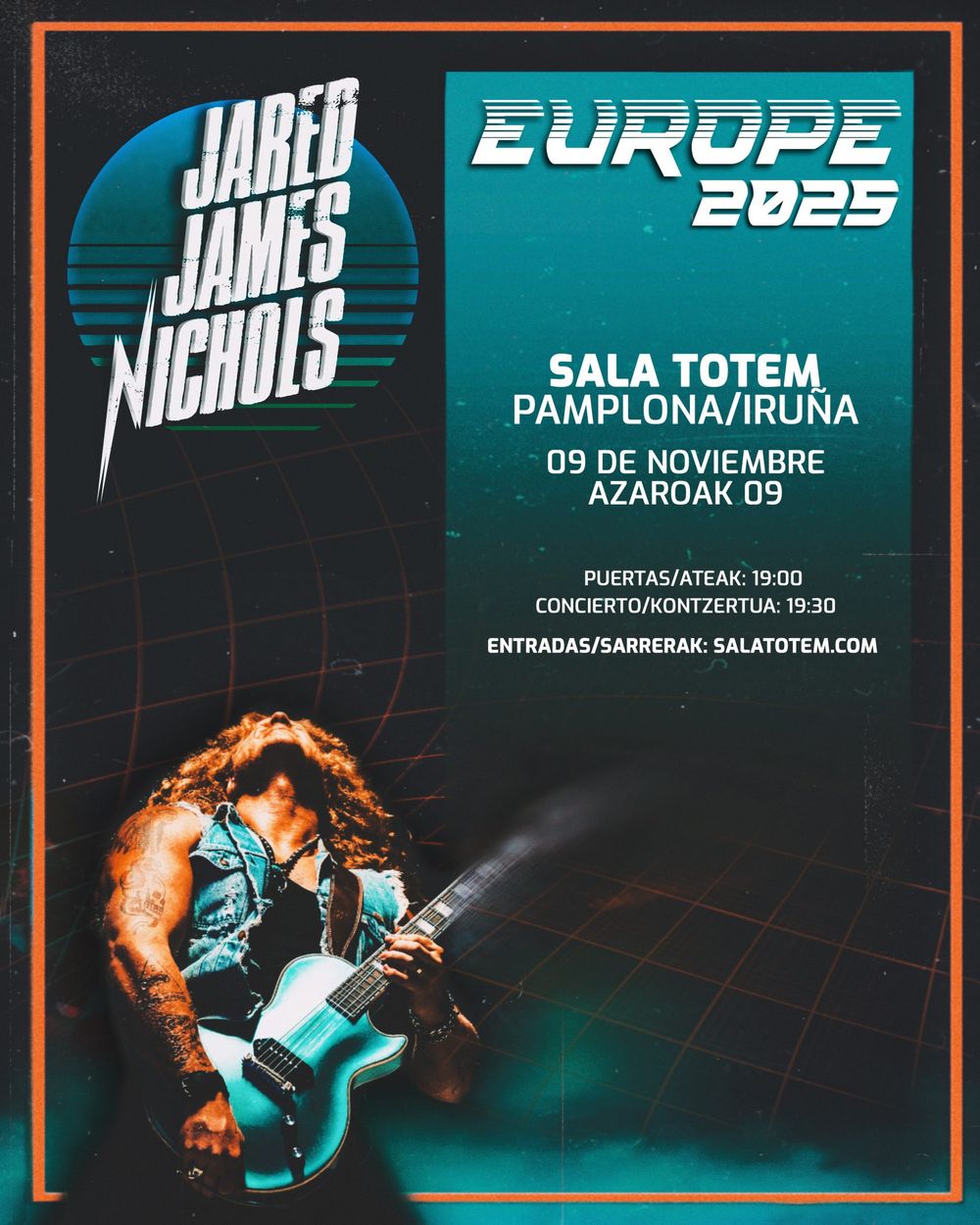 Noviembre-9 / Sala Totem / Jared James Nichols
