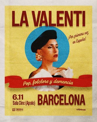 Noviembre-6 / Sala Apolo / La Valenti / Conciertos en Barcelona