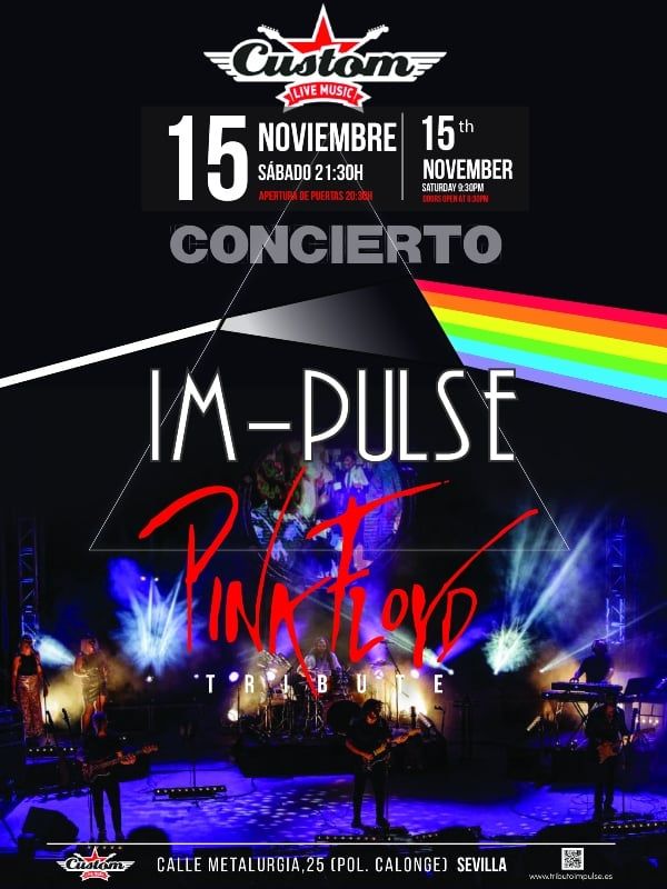Noviembre-15 / Sala Custom / Im-Pulse (Pink Floyd Tribute)