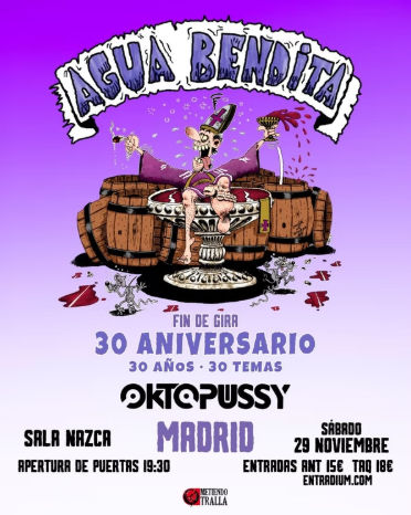 Noviembre-29 / Sala Nazca / Agua Bendita