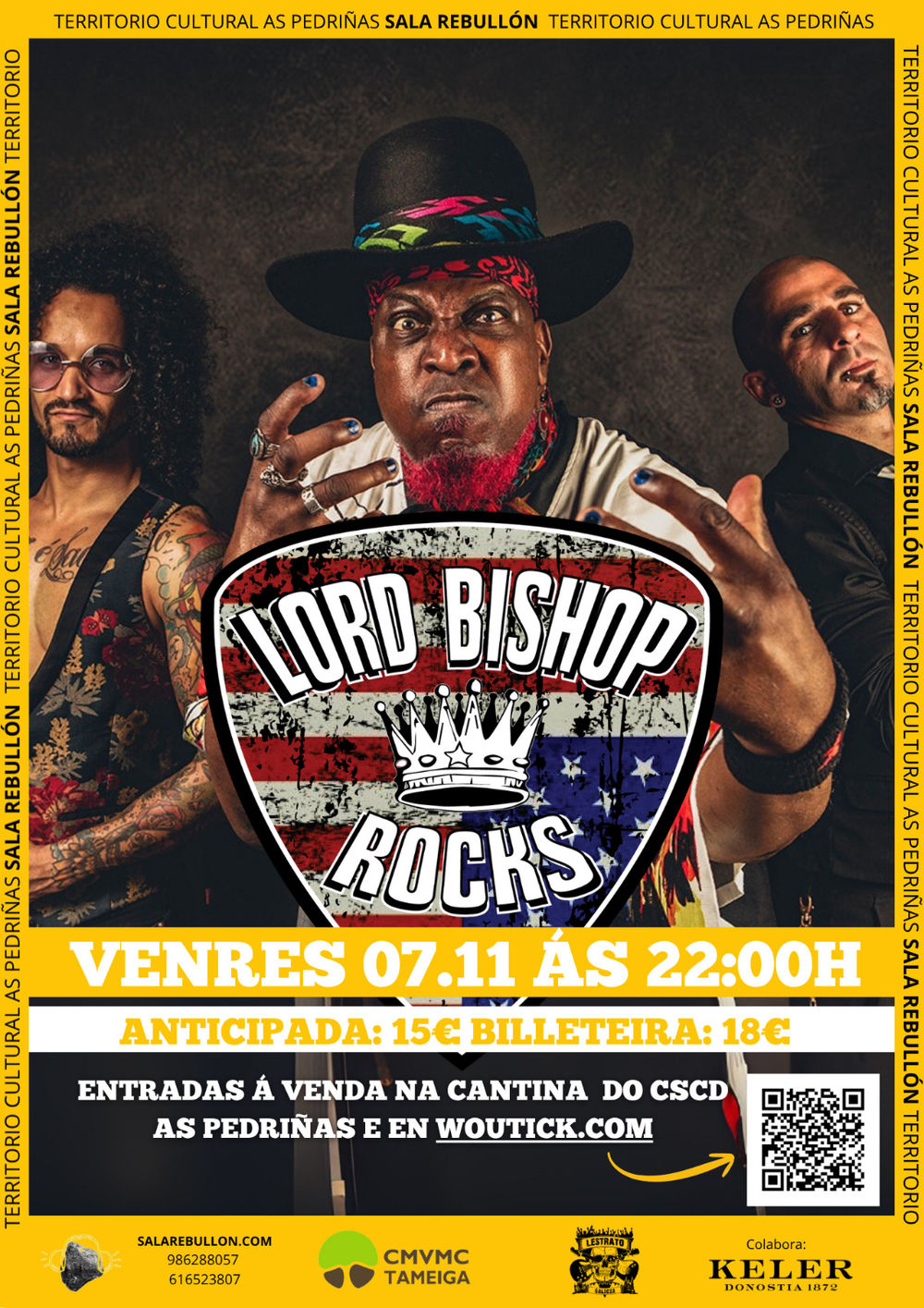 Noviembre-7 / Sala Rebullon / Lord Bishop Rocks / Mos, Pontevedra 2025