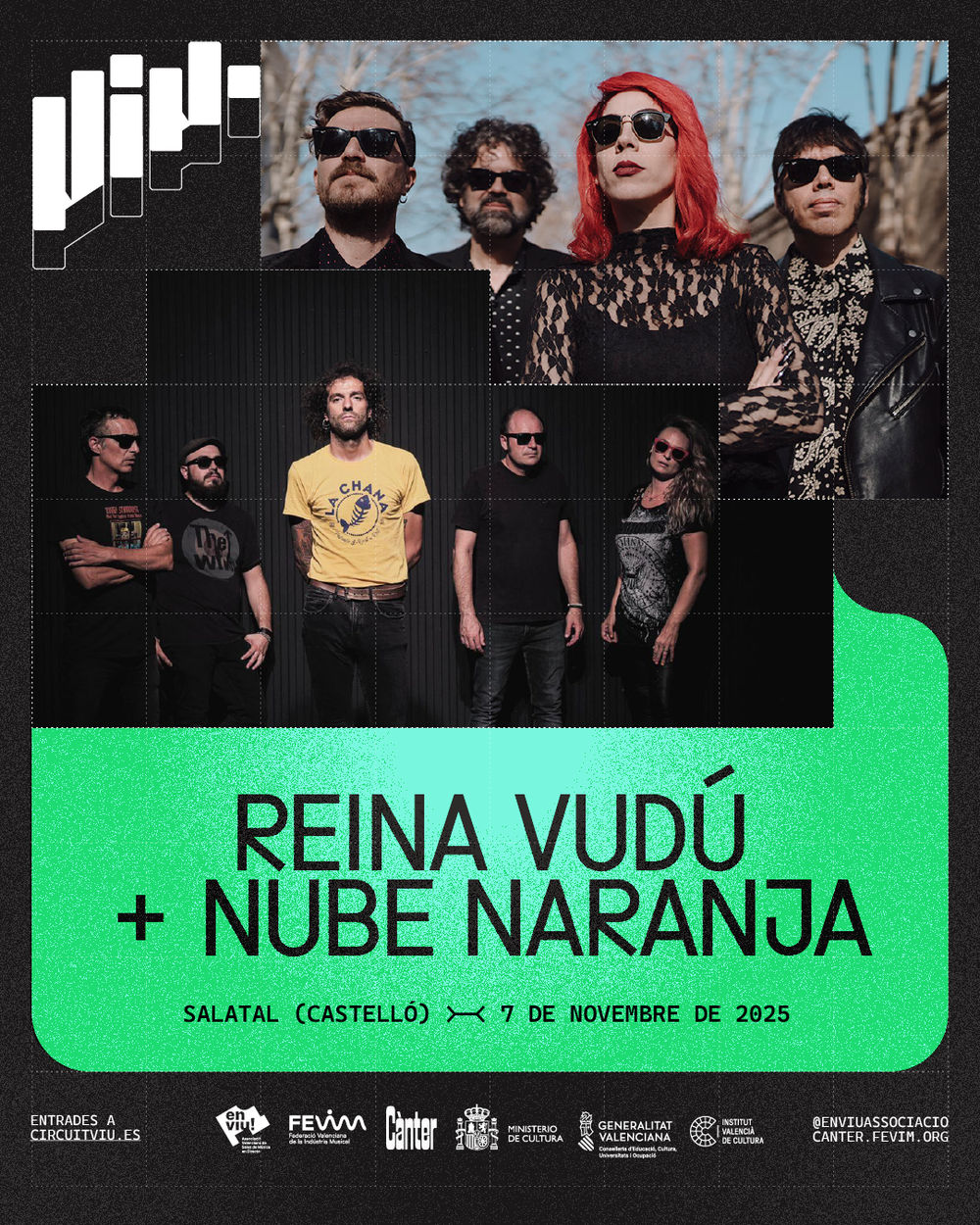 Noviembre-7 / SalaTal / Reina Vudu + Nube Naranja / Castellon 2025