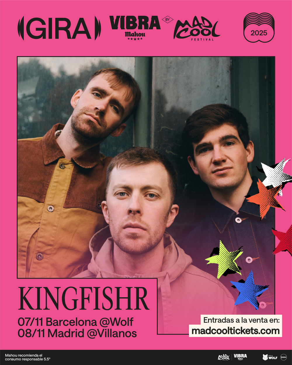 Noviembre-7 / Sala Wolf / Kingfishr