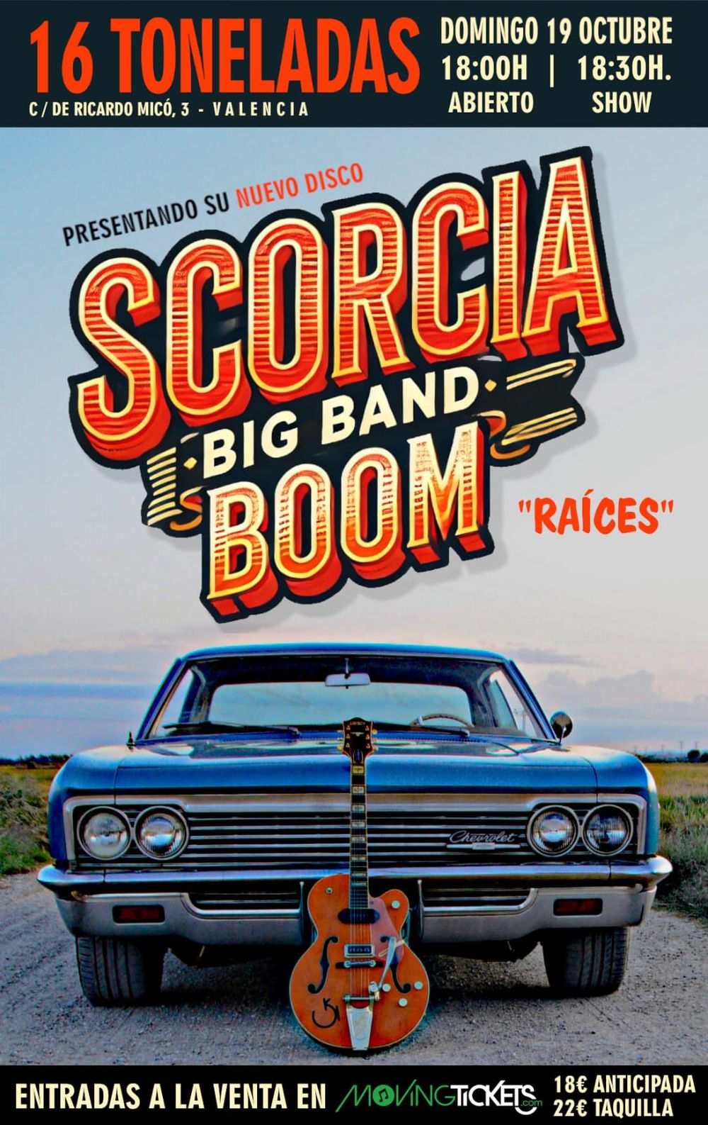 Octubre-19 / 16 Toneladas / Scorcia Big Band Boom