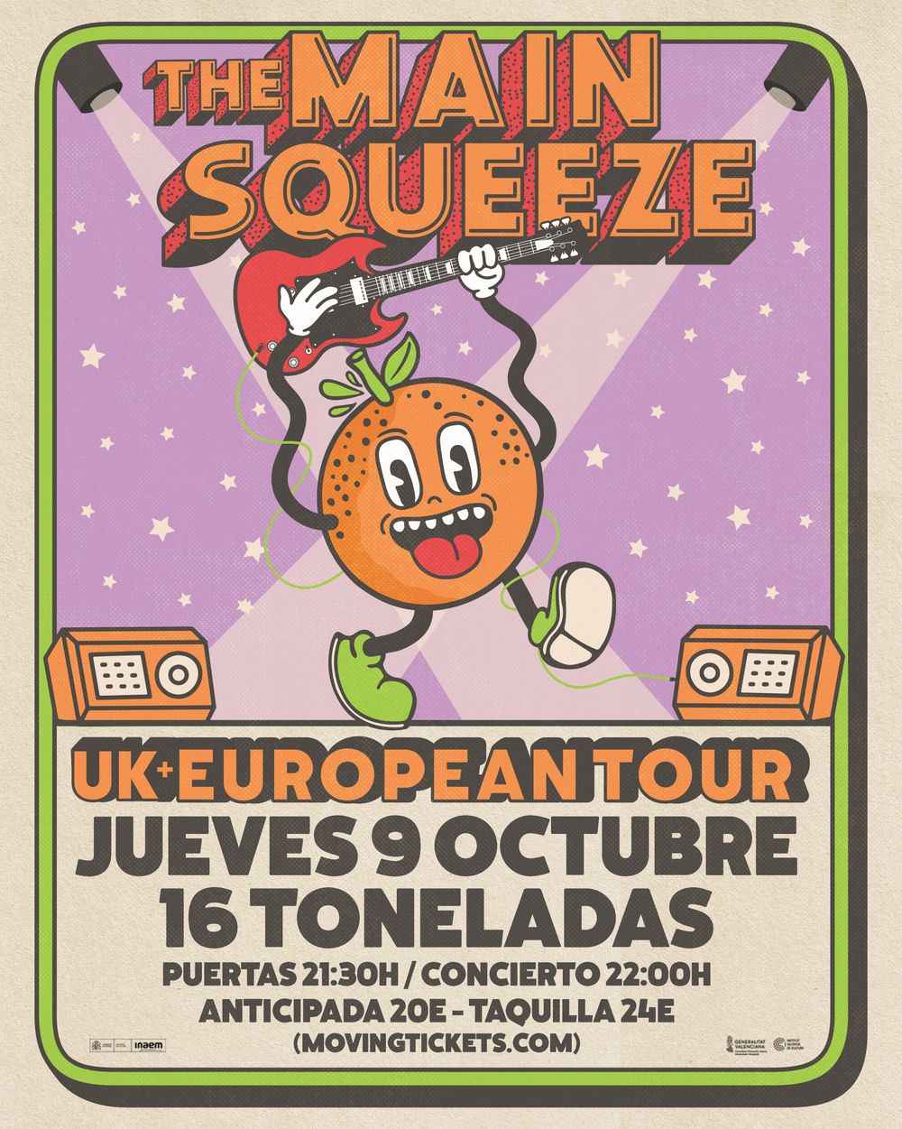 Octubre-9 / 16 Toneladas / The Main Squeeze