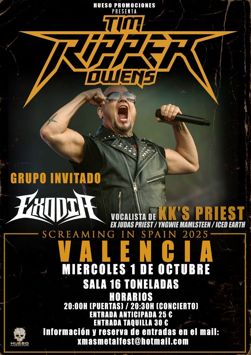 Octubre-1 / 16 Toneladas / Tim Ripper Owens