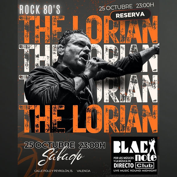 Octubre-25 / Black Note Club / The Lorian