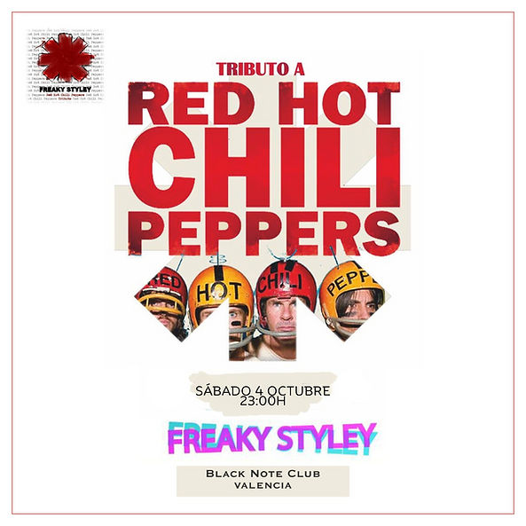 Octubre-4 / Black Note Club / Freaky Styley (Tributo Red Hot Chili Peppers)