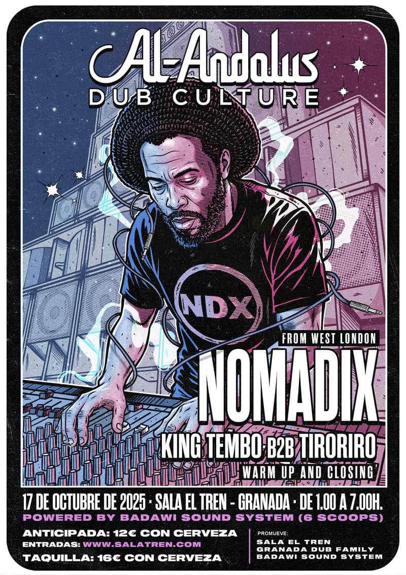Octubre-17 / Sala El tren / Nomadix + King Tembo