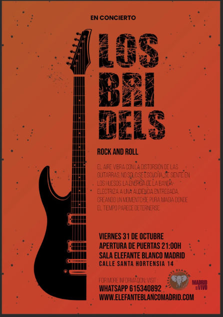 Octubre-31 / Sala Elefante Blanco / Los Bridel’s