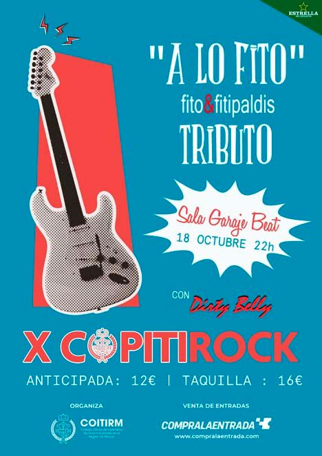 Octubre-18 / Garaje Beat Club / A Lo Fito (Tributo Fito y Fitipaldis)