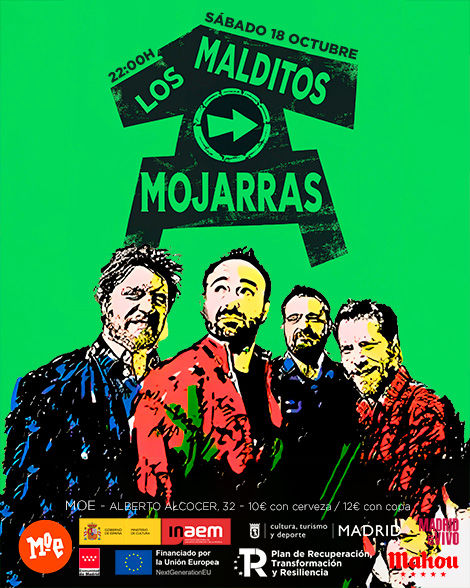 Octubre-18 / Moe Club / Malditos Mojarras