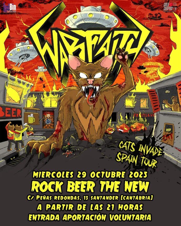 Octubre-29 / Rock Beer The New / Warfaith
