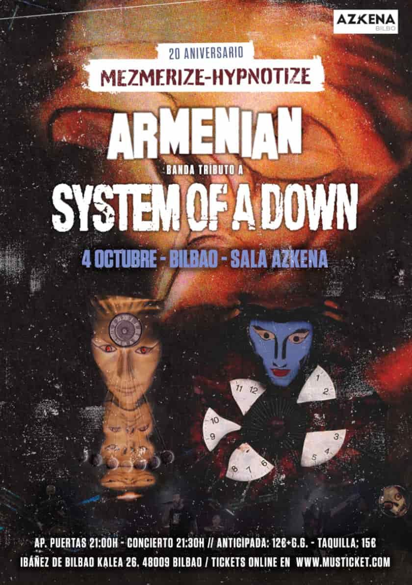Octubre-4 / Sala Azkena / Armenian (SOAD Tributo)