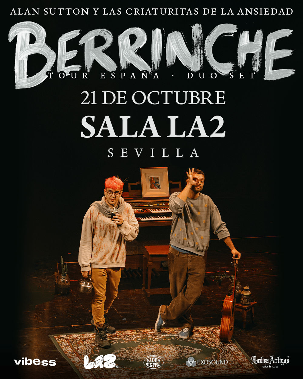 Octubre-12 / Sala La 2 / Alan Sutton y las criaturas de la ansiedad
