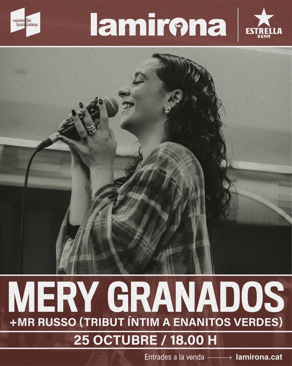Octubre-25 / Sala La Mirona / Mery Granados + Mr Russo (T. Enanitos Verdes)