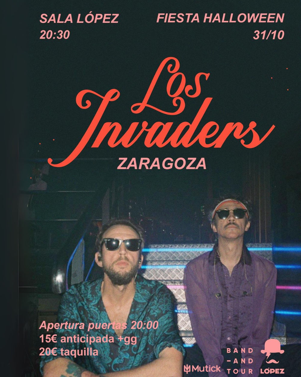 Octubre-31 / Sala Lopez / Los Invaders