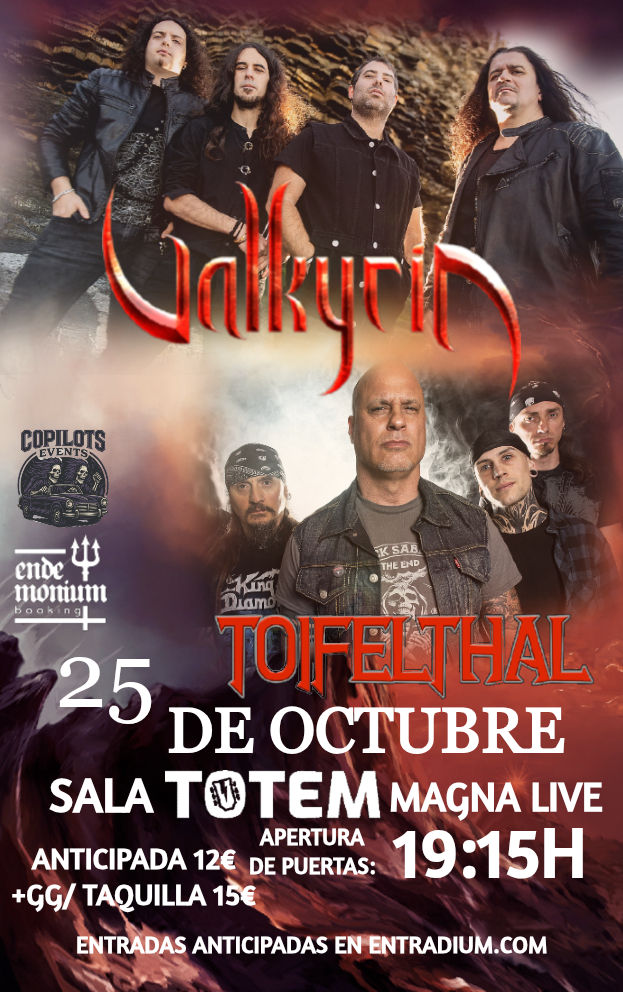 Octubre-25 / Salaa Totem / Valkyria + Toifelthal