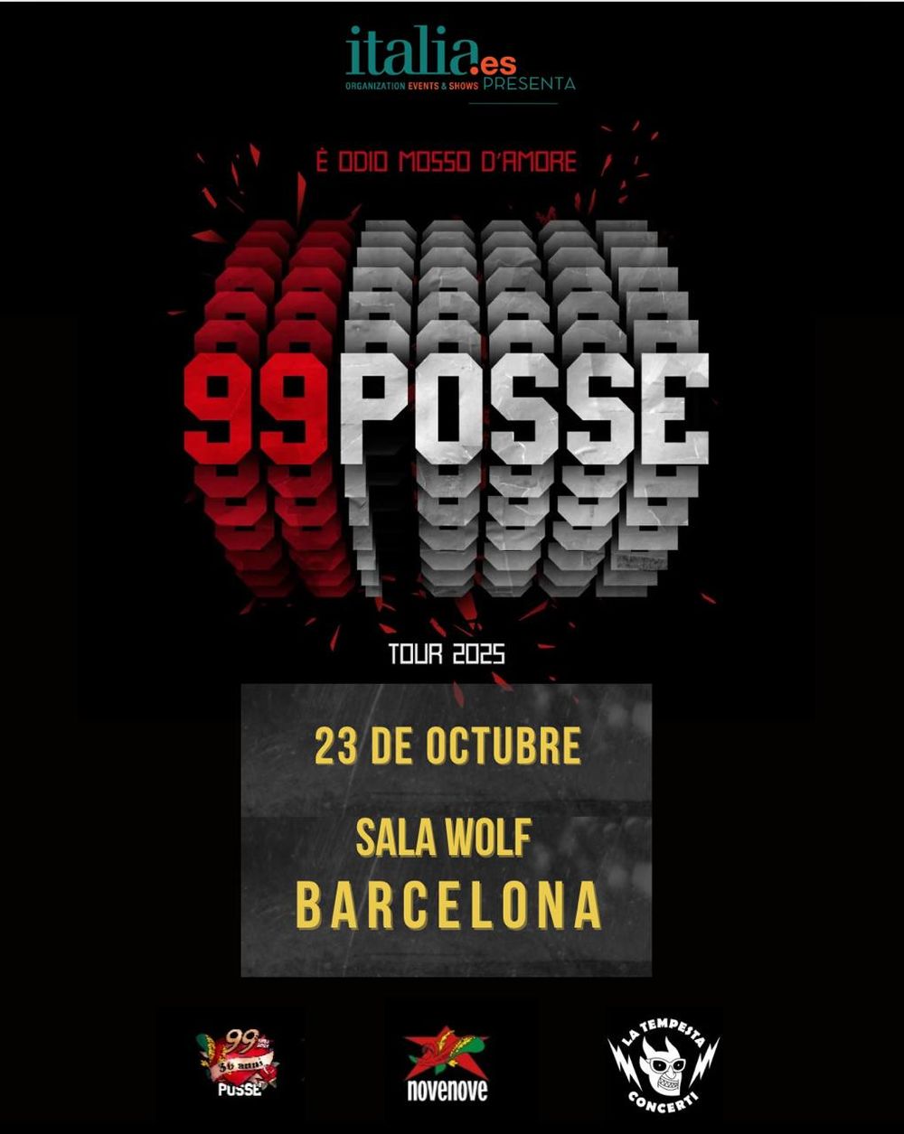 Octubre-23 / Sala Wolf / 99 Posse