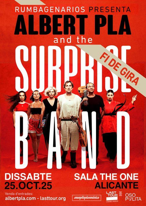 Octubre-25 / Sala The One / Albert Pla And the Surprise Band