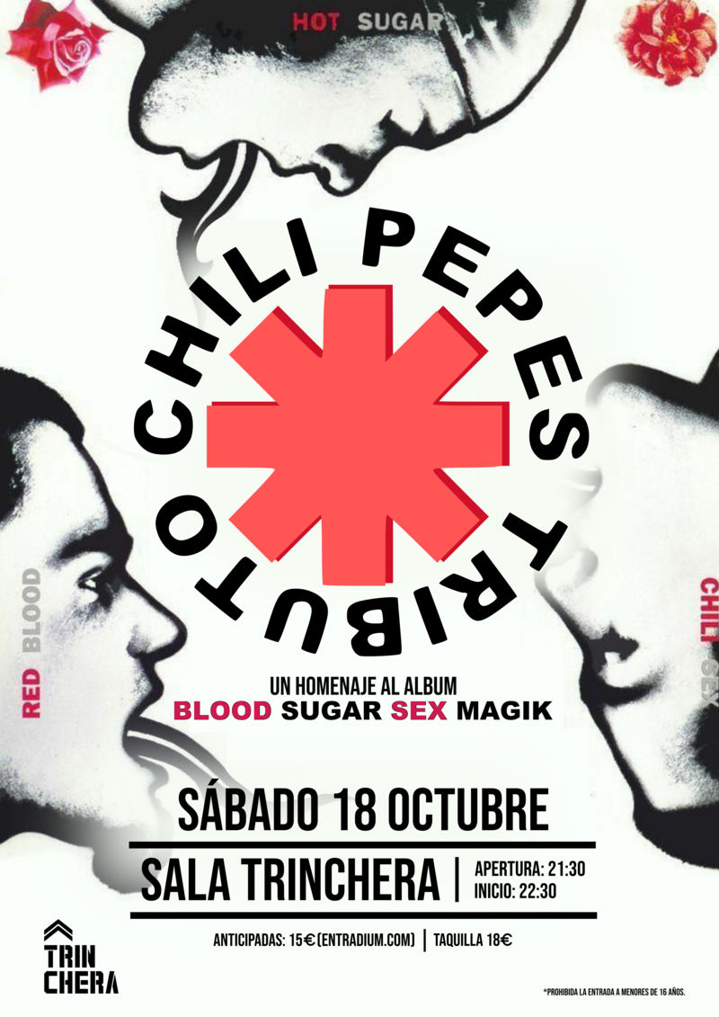 Octubre-18 / Sala Trinchera / Chili Pepes (Tributo Red Hot Chili Peppers)
