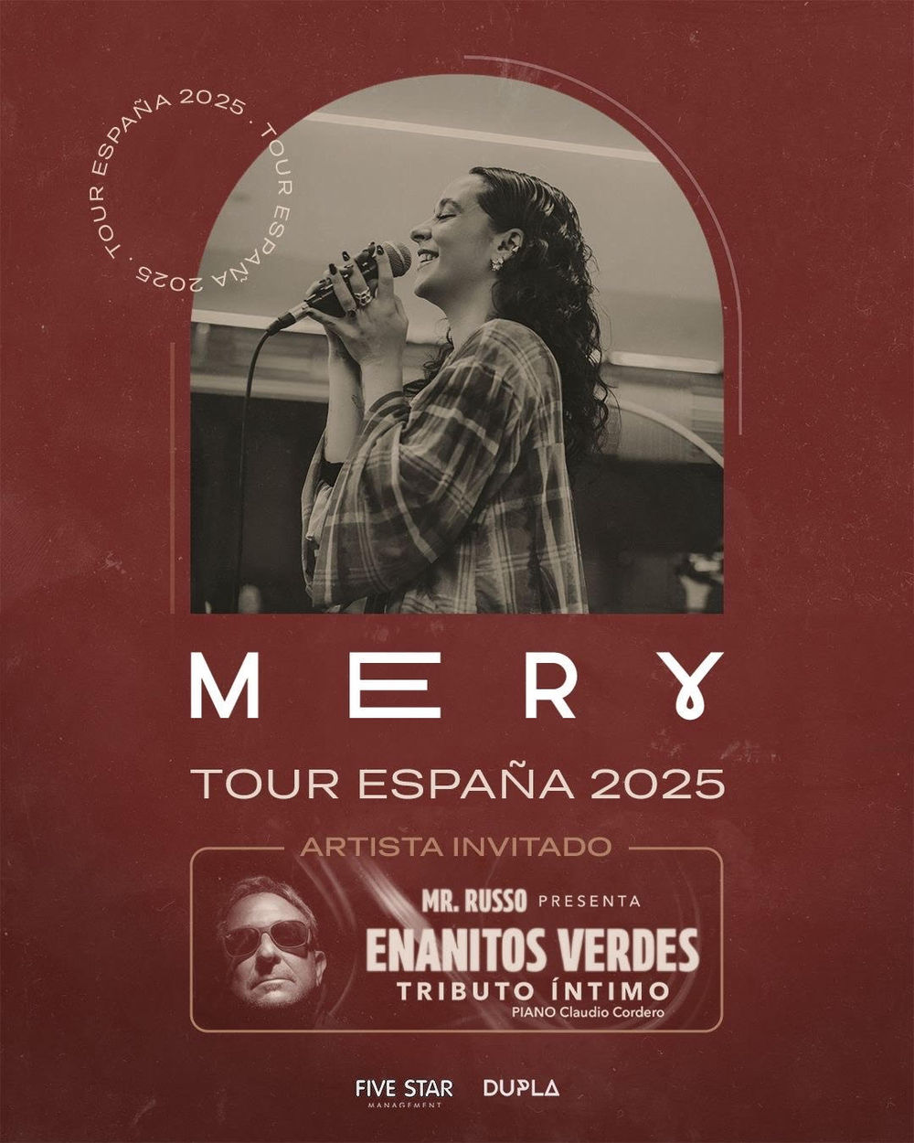 Octubre-23 / Sala Trinchera / Mery Granados + Mr Russo (Tributo Enanitos Verdes)