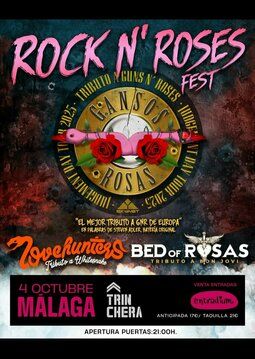 Octubre-4 / Sala Trinchera / Rock N Roses Fest (Tributos Guns, Whitesnake, Bon Jovi)