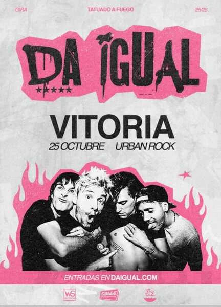 Octubre-25 / Sala Urban Rock / Da Igual