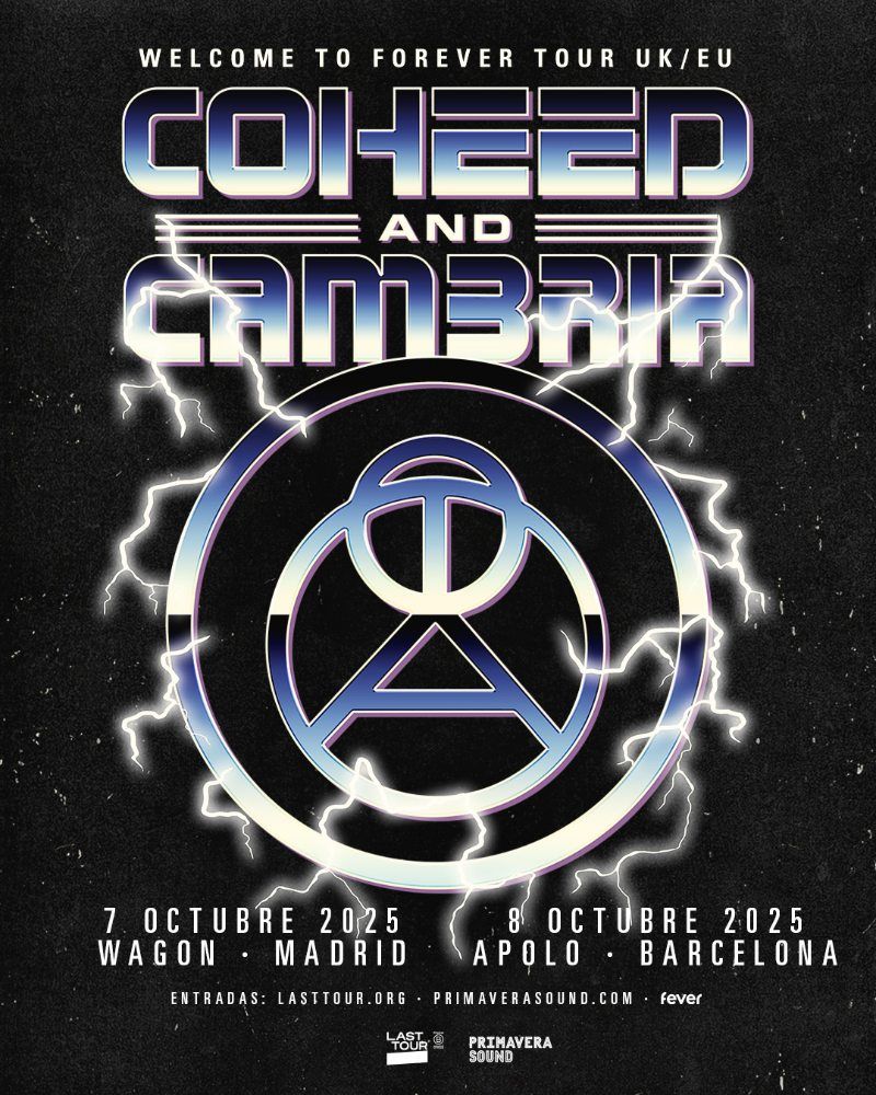 Octubre-7 / Sala Wagon / Coheed & Cambria
