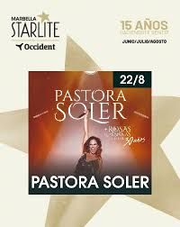 Concierto de Pastora Soler en Auditorio Starlite (Marbella) · 22 de agosto, 2026