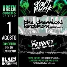 Concierto de Green Covers en Black Note Club (Madrid) · 1 de agosto, 2026