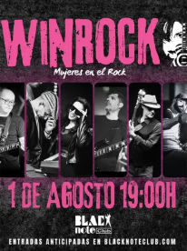 Concierto de WinRock en Black Note Club (Valencia) · 1 de agosto, 2026