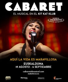 Musical ‘Cabaret’ en Euskalduna Auditorio (Bilbao) · 27 de agosto, 2026