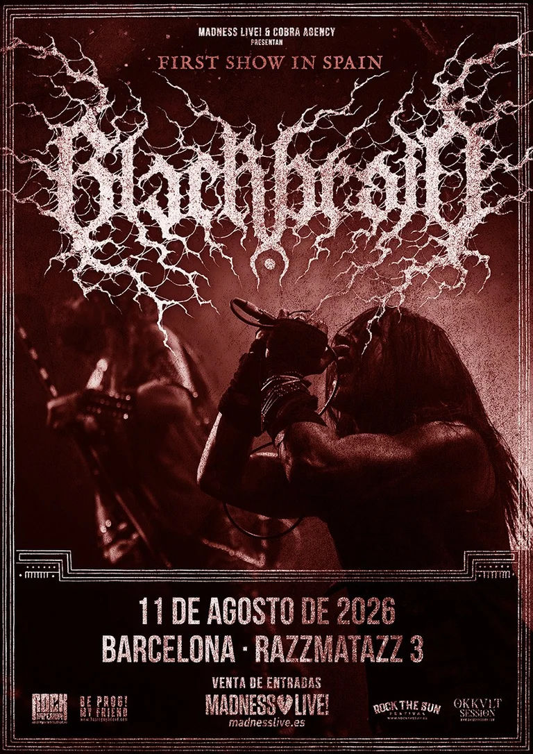 Concierto de Blackbraid en Razzmatazz (Barcelona) · 11 de agosto, 2026