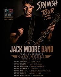 Jack Moore Band ‘Tributo Gary Moore’ en Sala Upload (Barcelona) · 8 de agosto, 2026