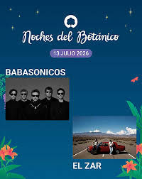 Concierto de Barbasónicos + El Zar en Jardnes del Botánico (Madrid) · 13 de julio, 2026