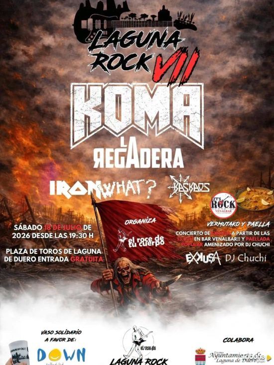 VII Laguna Rock en Plaza de Toros (Laguna de Duero) · 18 de julio, 2026